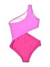 Unbranded Color Block Pink Two Piece Swimsuit Size S - photo 2