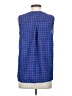 Liz Claiborne 100% Polyester Blue Sleeveless Blouse Size S - photo 2