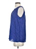 Liz Claiborne 100% Polyester Blue Sleeveless Blouse Size S - photo 5