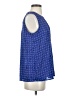 Liz Claiborne 100% Polyester Blue Sleeveless Blouse Size S - photo 4