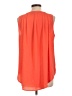 Apt. 9 100% Polyester Orange Sleeveless Blouse Size L - photo 2