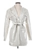 Assorted Brands Metallic Silver Trenchcoat Size XS - photo 1