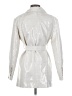 Assorted Brands Metallic Silver Trenchcoat Size XS - photo 2
