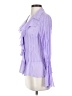 Dialogue 100% Polyester Purple Long Sleeve Blouse Size XS - photo 5