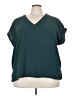 Bobeau Teal Short Sleeve Top Size 3X - photo 1