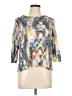 Alfred Dunner Silver Blue Long Sleeve Blouse Size L (petite) - photo 1