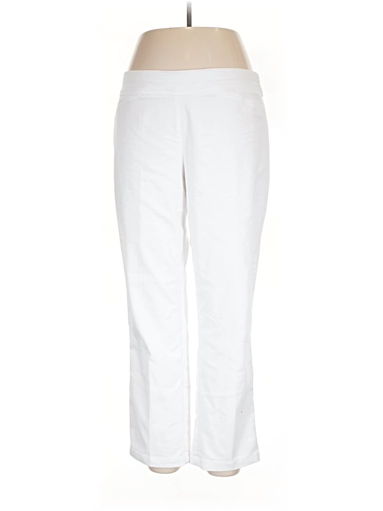 Pre-owned Croft & Barrow Casual Pants In White