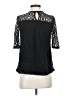 Monteau Black 3/4 Sleeve Top Size S - photo 2