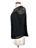 Monteau Black 3/4 Sleeve Top Size S - photo 5
