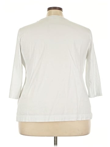 Lauren by Ralph Lauren 3/4 Sleeve T-Shirt (view 2)