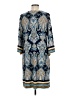 Studio One Paisley Blue Casual Dress Size M - photo 2