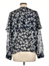 Ann Taylor LOFT 100% Polyester Blue 3/4 Sleeve Blouse Size L - photo 2
