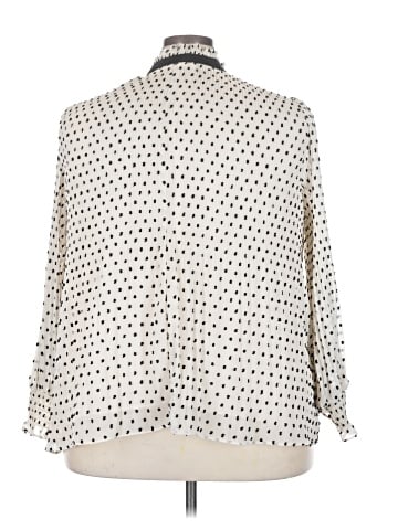 Max Studio 3/4 Sleeve Blouse (view 2)