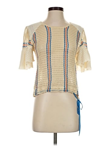 Free People Short Sleeve Blouse (view 1)