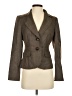 Ann Taylor Tweed Brown Wool Blazer Size 2 - photo 1