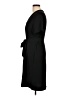 Brass Solid Black Casual Dress Size L - photo 5