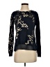 Lucky Brand Floral Blue Pullover Sweater Size XS - photo 1