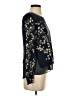Lucky Brand Floral Blue Pullover Sweater Size XS - photo 4