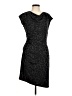 Etcetera Animal Print Gray Cocktail Dress Size 8 - photo 1