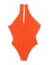 Shein 100% Polyester Orange Bodysuit Size L - photo 1