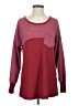 Weekend Suzanne Betro Color Block Burgundy Pullover Sweater Size S - photo 1