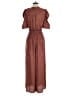 Current Air 100% Polyester Solid Brown Jumpsuit Size S - photo 2
