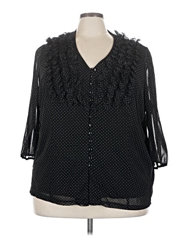 Apt. 9 3/4 Sleeve Blouse (view 1)