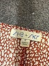 She + Sky 100% Polyester Red Short Sleeve Blouse Size S - photo 7