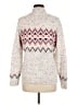 Ann Taylor LOFT Chevron-herringbone White Pullover Sweater Size M - photo 2