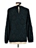 Ann Taylor LOFT 100% Polyester Teal Long Sleeve Blouse Size M - photo 2