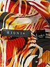 Sioni 100% Polyester Multi Color Orange 3/4 Sleeve Blouse Size L - photo 7