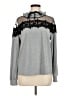 Shein 100% Polyester Gray Pullover Hoodie Size 6 - photo 1