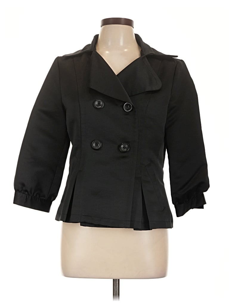 Pre-owned Twenty One Coat In Black