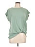 Petite Assembly Green Short Sleeve Top Size Lg Petite - photo 1