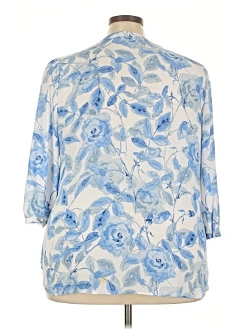 Rose + Olive 3/4 Sleeve Blouse (view 2)