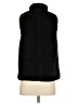 J.Crew 100% Polyester Black Faux Fur Vest Size XS - photo 2