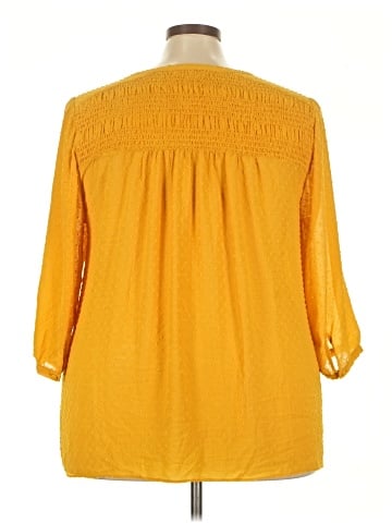 Rose + Olive 3/4 Sleeve Blouse (view 2)