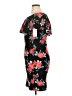 Almost Famous Floral Black Cocktail Dress Size XL - photo 5