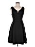 Dina Be Solid Black Cocktail Dress Size M - photo 1