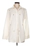 Chico's Stars Ivory Long Sleeve Button-Down Shirt Size Med (1) - photo 1