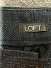 Ann Taylor LOFT Chevron-herringbone Black Dress Pants Size 10 (tall) - photo 7