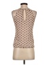 Express 100% Polyester Tan Sleeveless Blouse Size XS - photo 2
