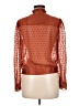 Scotch & Soda 100% Polyester Orange Long Sleeve Blouse Size M (estimated) - photo 2