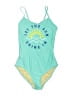Old Navy Graphic Teal One Piece Swimsuit Size XXL - photo 1