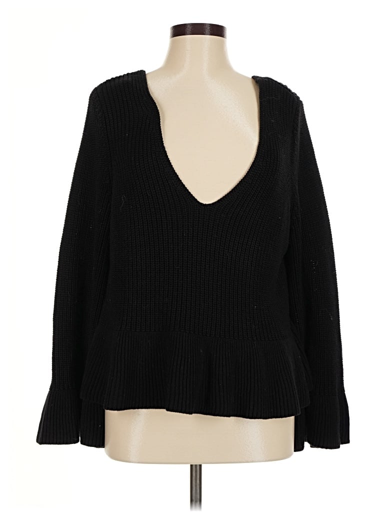 Pre-owned Callahan Pullover Sweater In Black