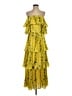 Few Moda 100% Polyester Yellow Cocktail Dress Size XS - photo 1