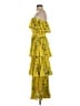 Few Moda 100% Polyester Yellow Cocktail Dress Size XS - photo 5