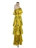 Few Moda 100% Polyester Yellow Cocktail Dress Size XS - photo 4