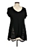 Style&Co 100% Rayon Black Short Sleeve Top Size M - photo 1