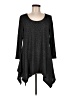 Neiman Marcus Gray 3/4 Sleeve Top Size M - photo 1